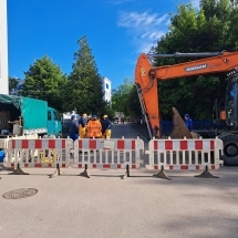 Awaria sieci kanalizacyjnej - czasowe utrudnienia w ruchu