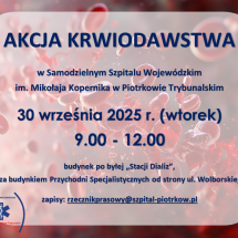 Akcja Krwiodawstwa w Szpitalu