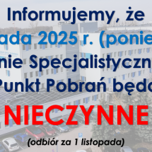 10 listopada Poradnie NIECZYNNE